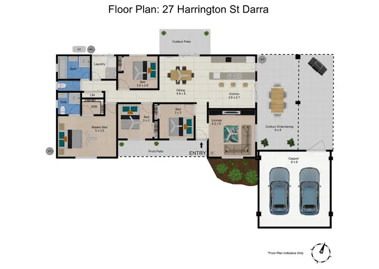 Floorplan of Homely house listing, 27 Harrington Street, Darra QLD 4076