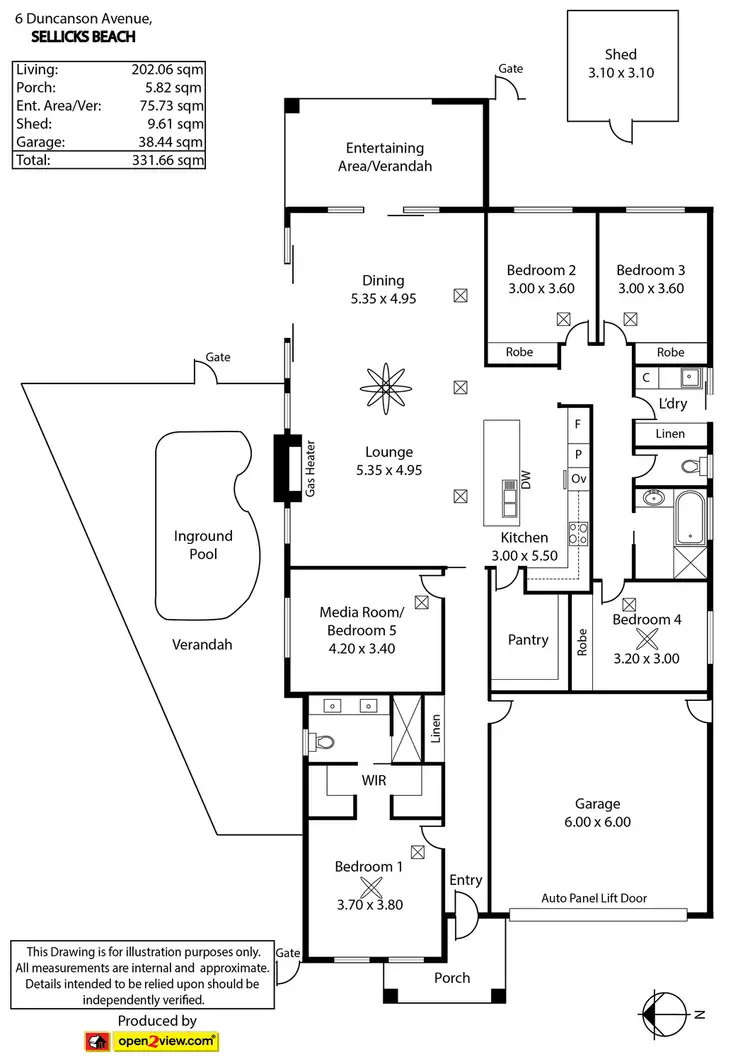 Floorplan of Homely house listing, Address available on request