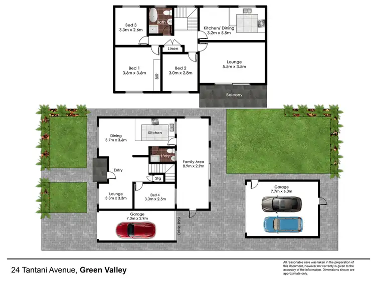 Floorplan of Homely house listing, 24 Tantani Avenue, Green Valley NSW 2168