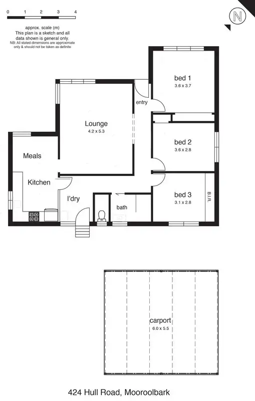 Floorplan of Homely house listing, 424 Hull Road, Mooroolbark VIC 3138