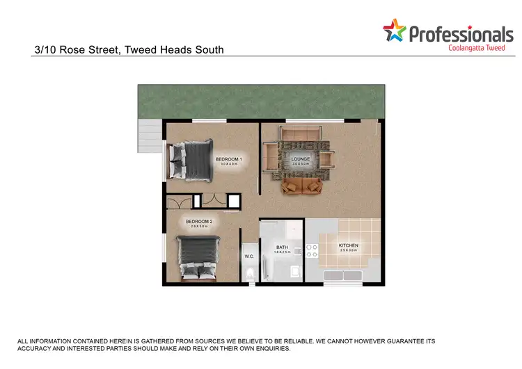 Floorplan of Homely house listing, 3/10 Rose Street, Tweed Heads West NSW 2485