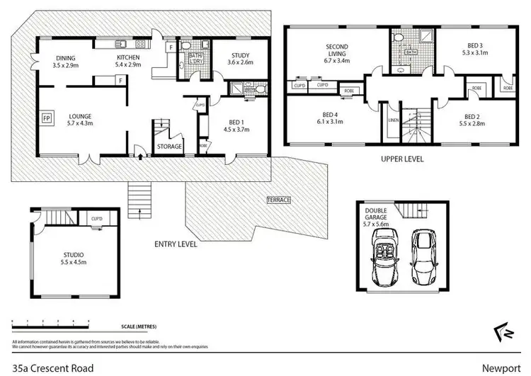 Floorplan of Homely house listing, 35a Crescent Road, Newport NSW 2106