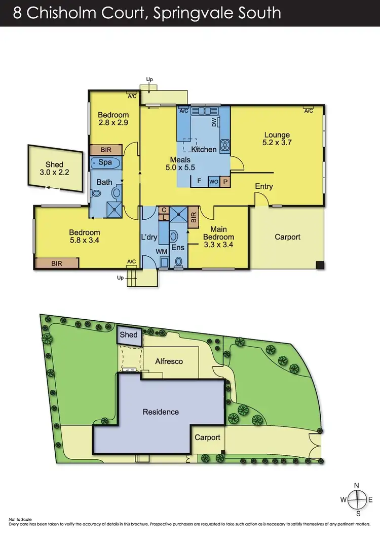 Floorplan of Homely house listing, 8 Chisholm Court, Springvale South VIC 3172
