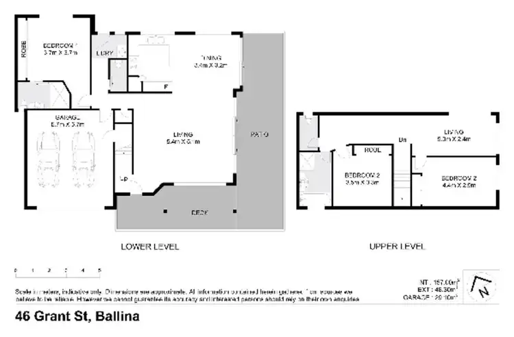 Floorplan of Homely townhouse listing, 46 Grant Street, Ballina NSW 2478