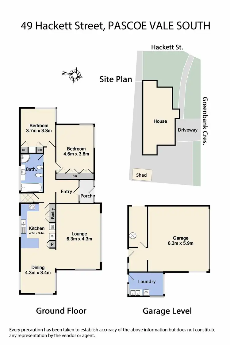 Floorplan of Homely house listing, 49 Hackett Street, Pascoe Vale South VIC 3044