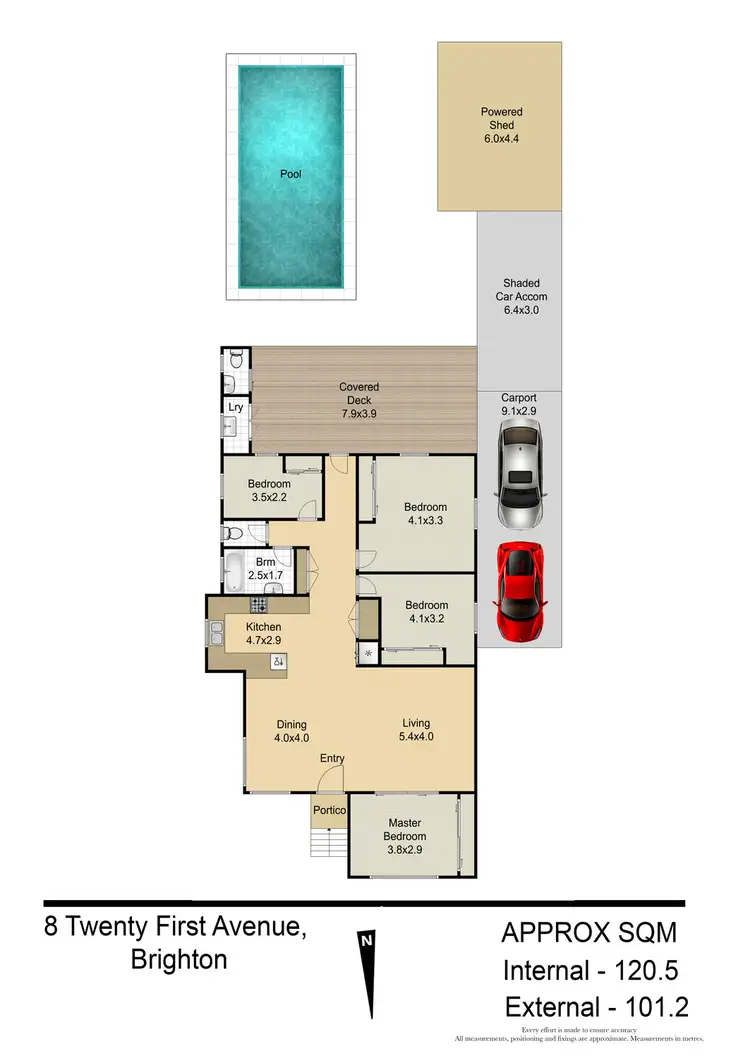 Floorplan of Homely house listing, 8 Twenty First Avenue, Brighton QLD 4017
