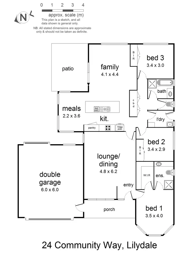 Floorplan of Homely house listing, 24 Community Way, Lilydale VIC 3140