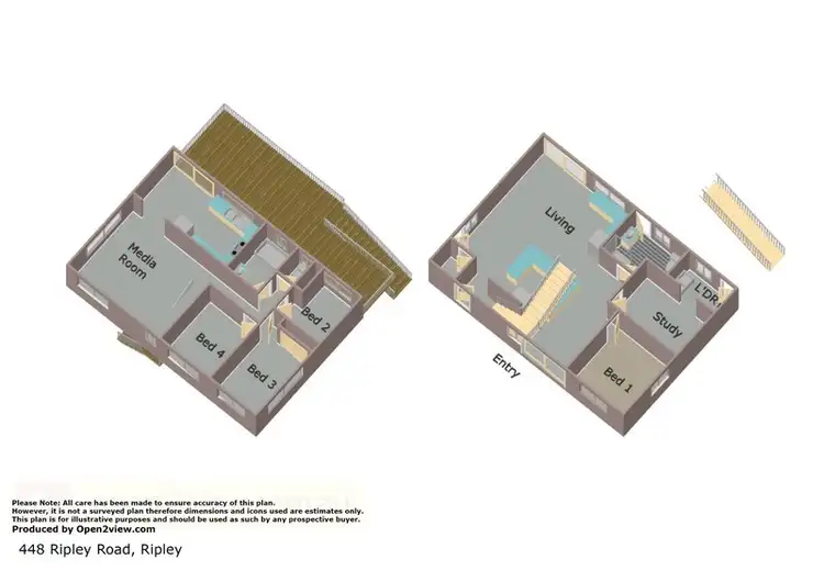 Floorplan of Homely house listing, 448 Ripley Road, Ripley QLD 4306