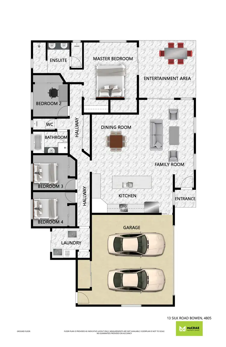 Floorplan of Homely house listing, 13 Silk Road, Bowen QLD 4805