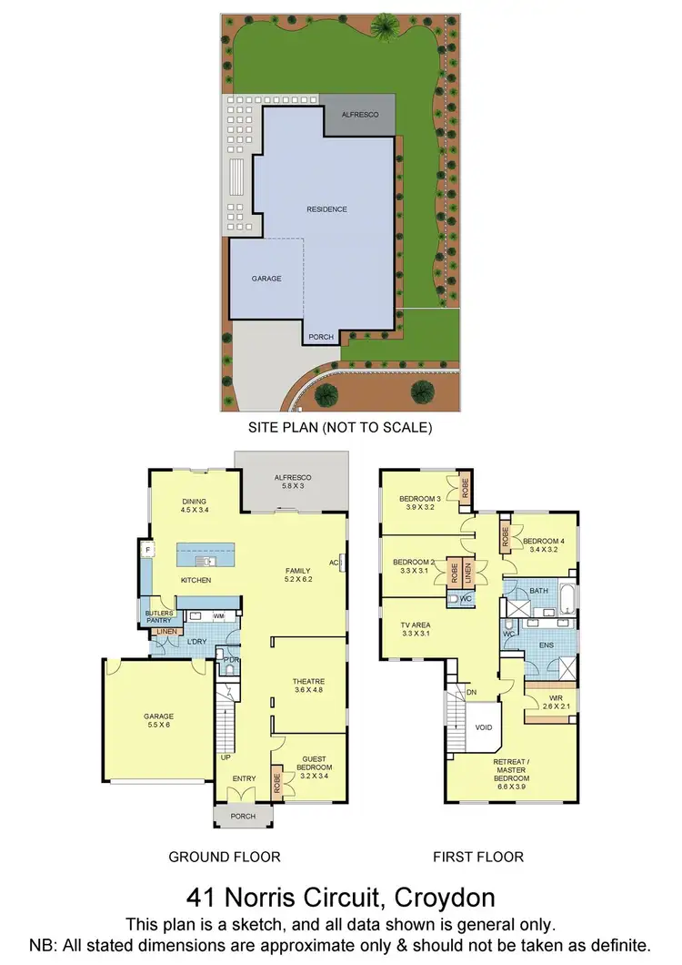 Floorplan of Homely house listing, 41 Norris Circuit, Croydon VIC 3136