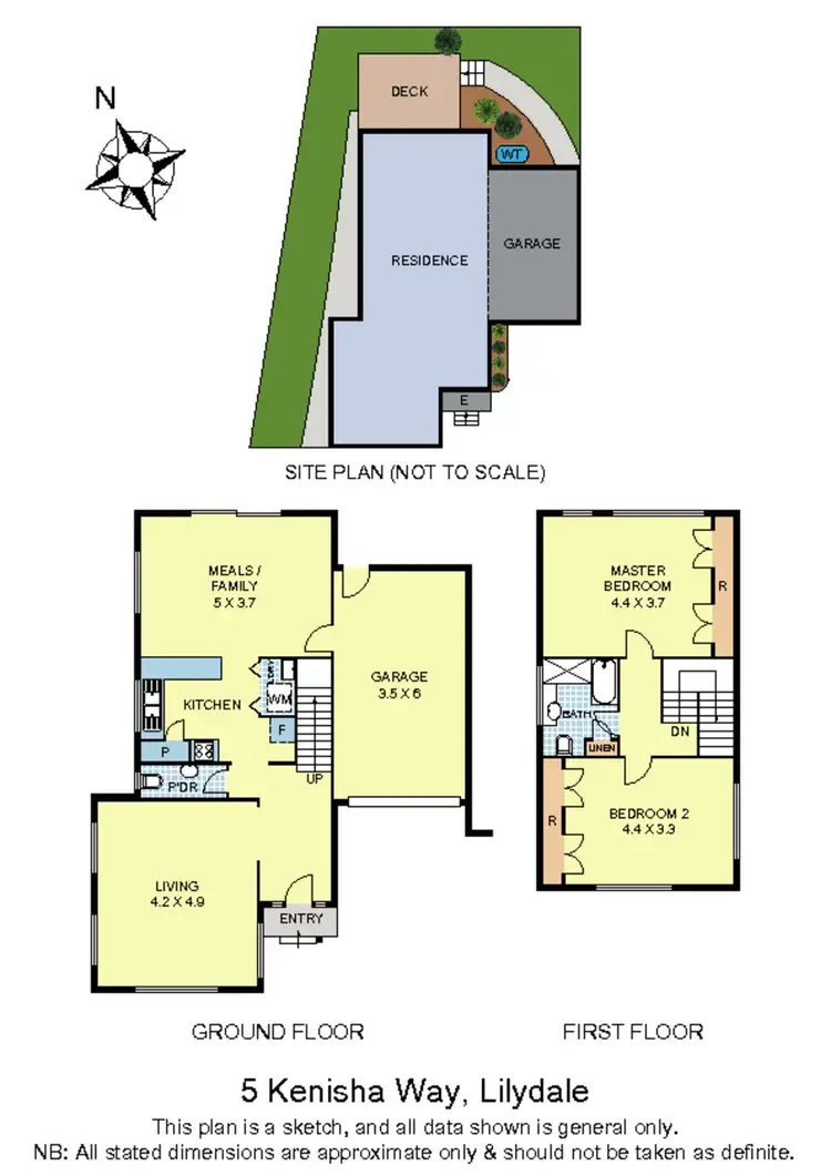 Floorplan of Homely house listing, 5 Kenisha Way, Lilydale VIC 3140