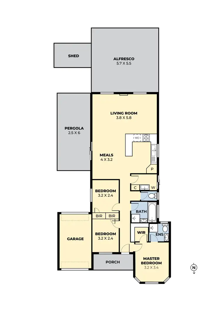 Floorplan of Homely house listing, 209 Community Hub, Hillside VIC 3037