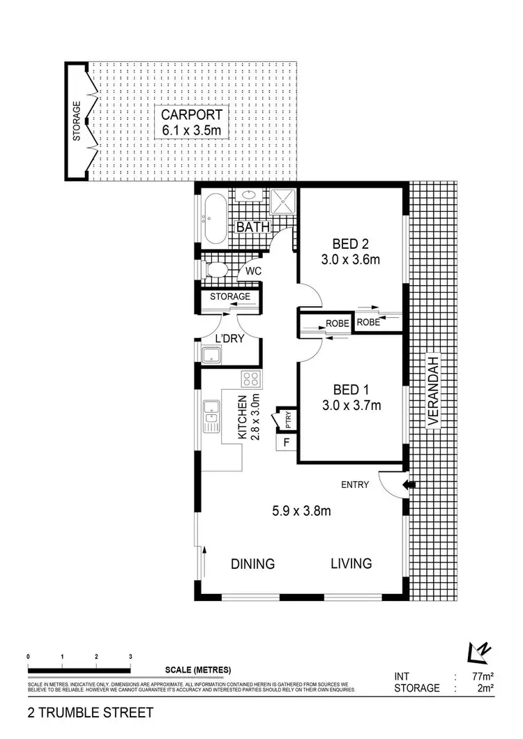 Floorplan of Homely house listing, 2 Trumble Street, Eaglehawk VIC 3556