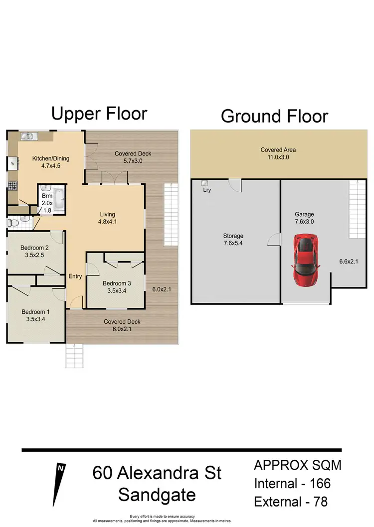 Floorplan of Homely house listing, 60 Alexandra Street, Sandgate QLD 4017