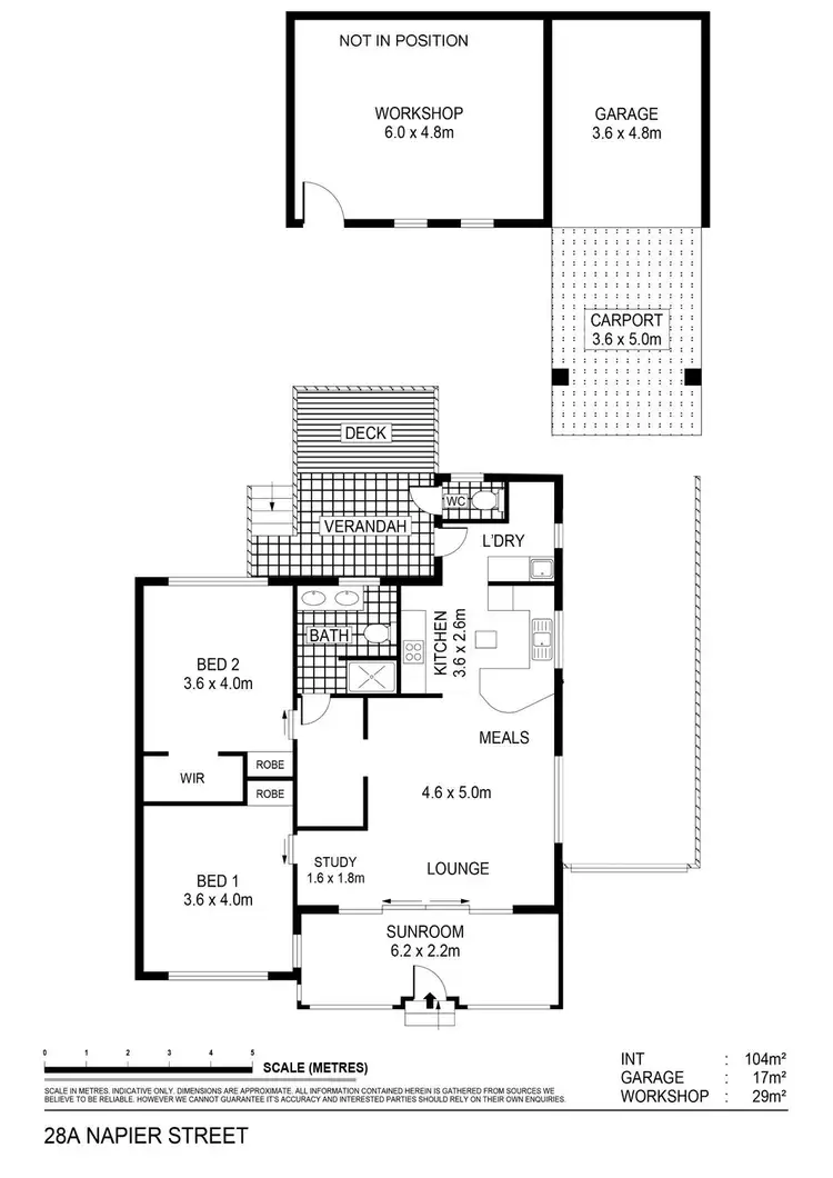 Floorplan of Homely house listing, 28a Napier Street, Eaglehawk VIC 3556
