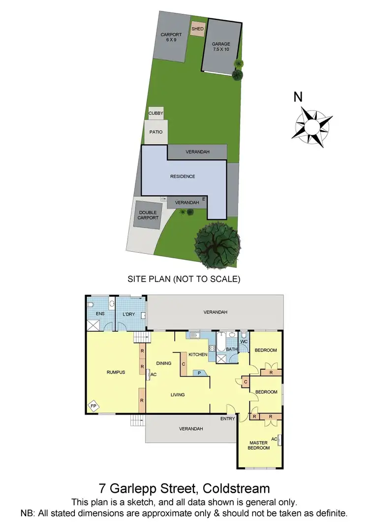Floorplan of Homely house listing, 7 Garlepp Street, Coldstream VIC 3770