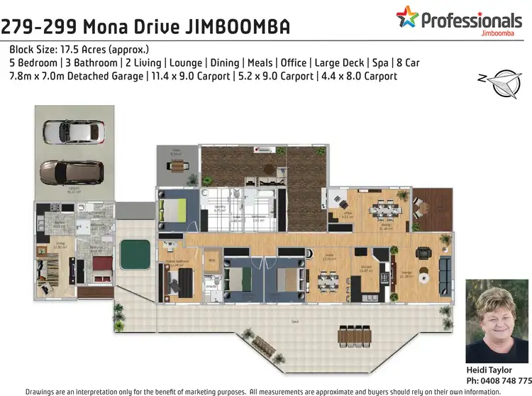 Floorplan of Homely house listing, 279-299 Mona Drive, Jimboomba QLD 4280