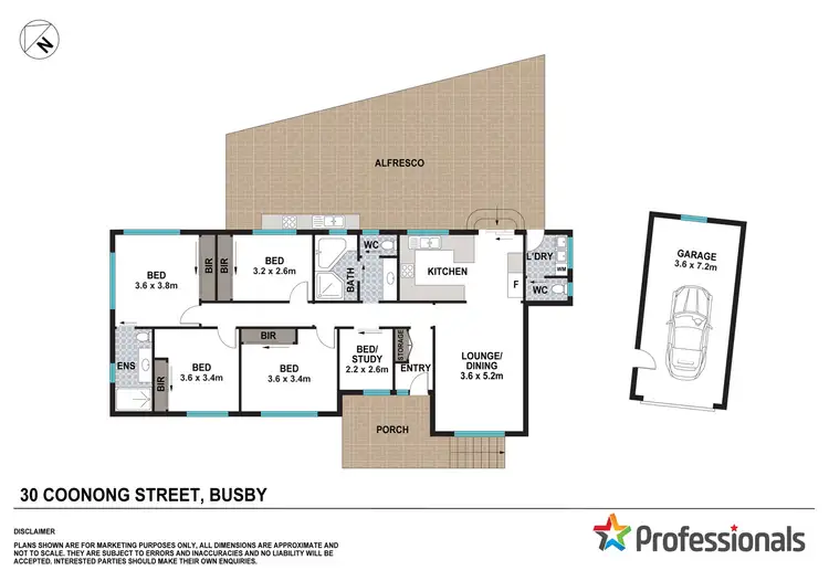 Floorplan of Homely house listing, 30 Coonong Street, Busby NSW 2168