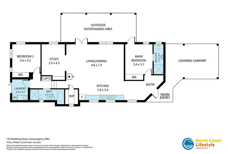 Floorplan of Homely rural property listing, 135 Mafeking Road, Goonengerry NSW 2482