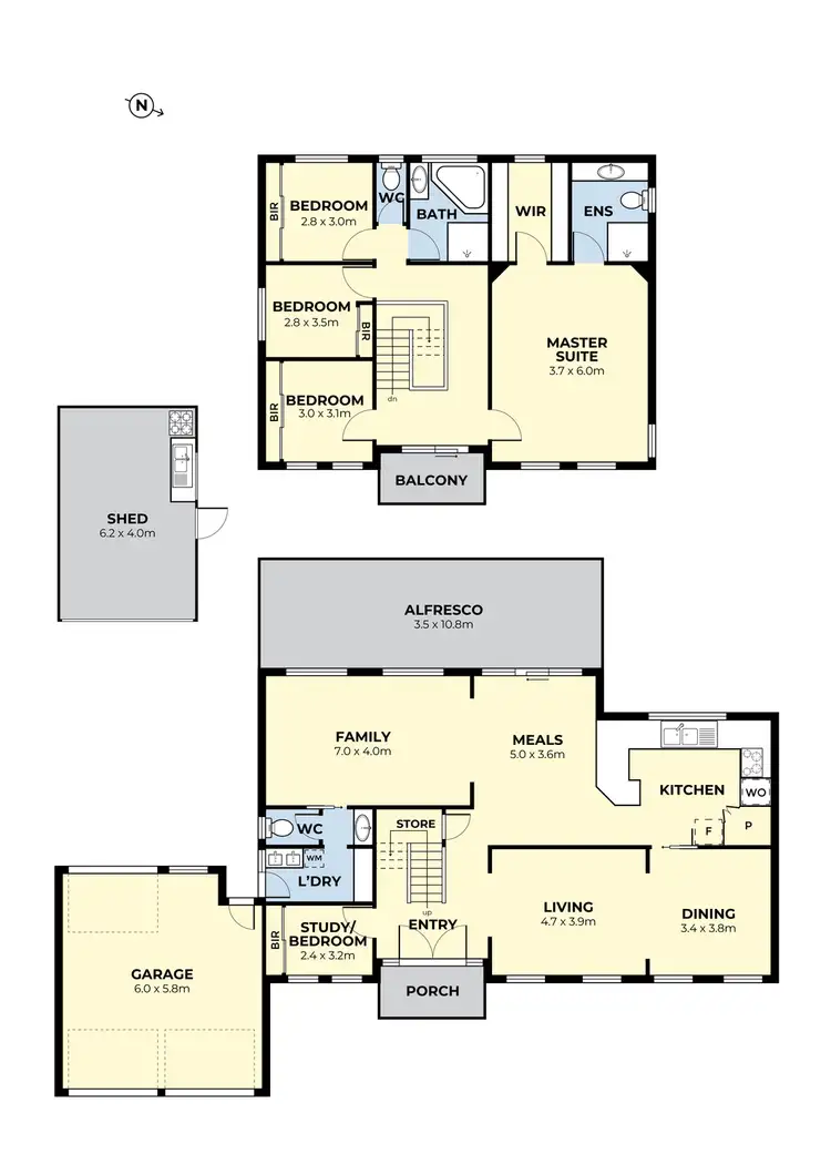 Floorplan of Homely house listing, 45 Australia Drive, Taylors Lakes VIC 3038