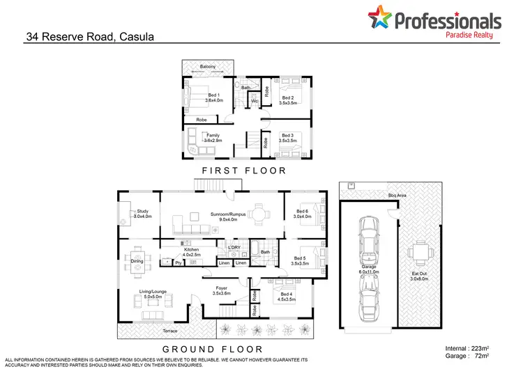 Floorplan of Homely house listing, 34 Reserve Road, Casula NSW 2170