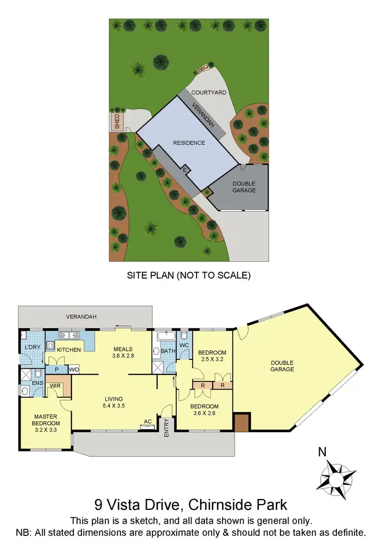 Floorplan of Homely house listing, 9 Vista Drive, Chirnside Park VIC 3116