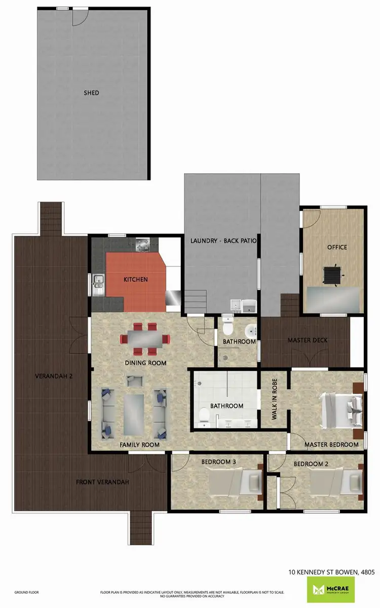 Floorplan of Homely house listing, 10 Kennedy Street, Bowen QLD 4805