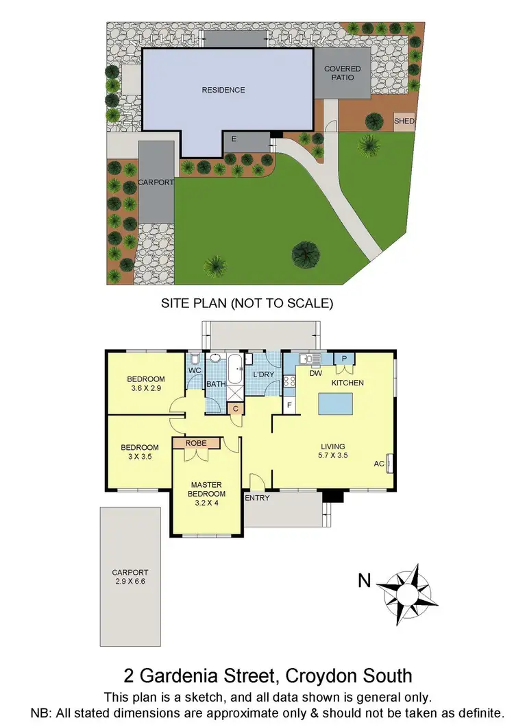 Floorplan of Homely house listing, 2 Gardenia Street, Croydon South VIC 3136