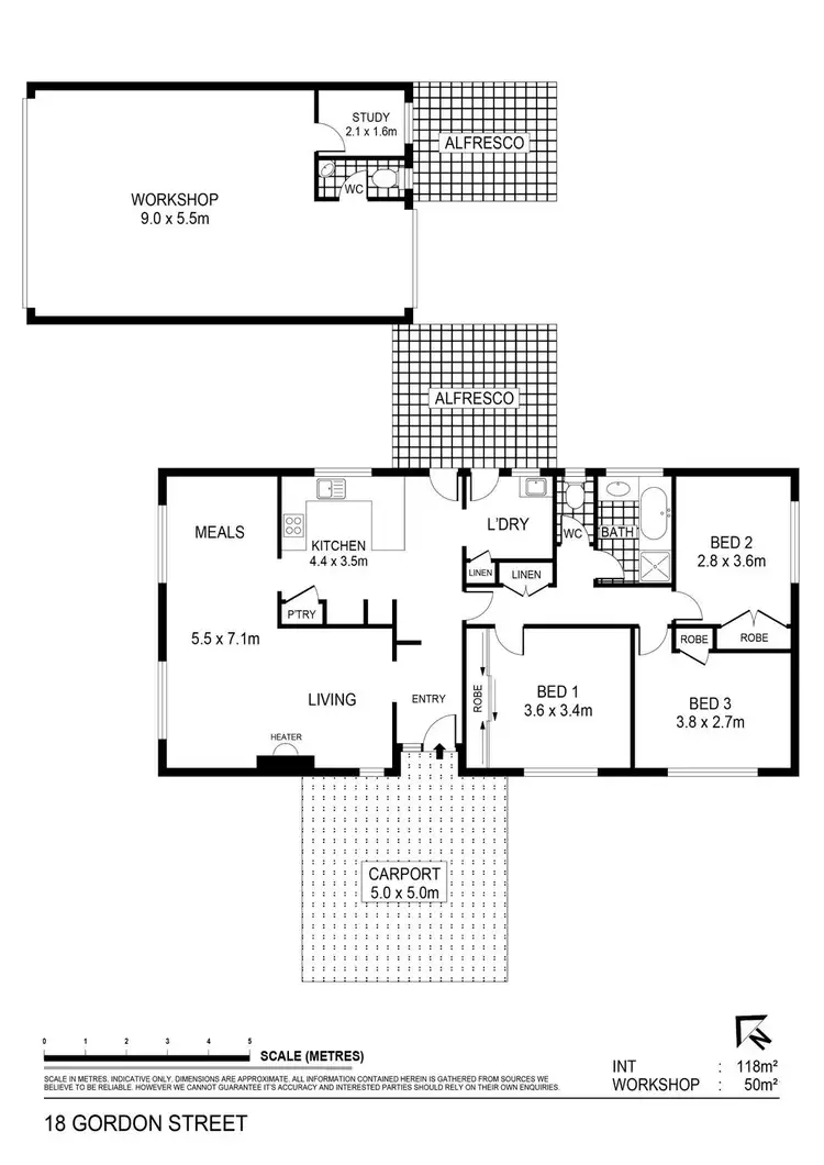 Floorplan of Homely house listing, 18 Gordon Street, Spring Gully VIC 3550
