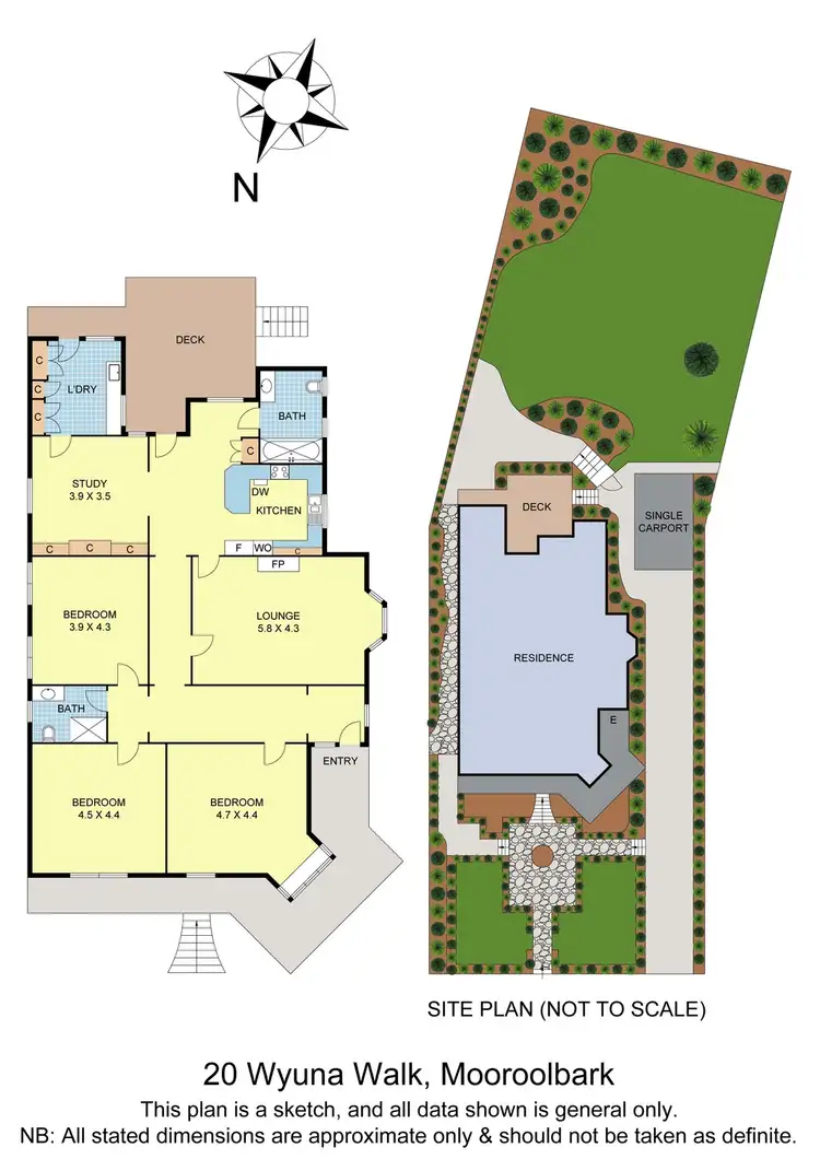 Floorplan of Homely house listing, 20 Wyuna Walk, Mooroolbark VIC 3138