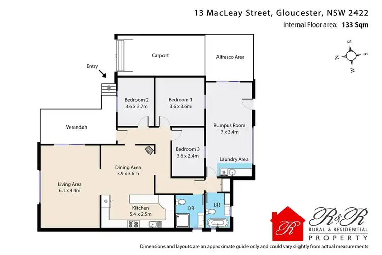 Floorplan of Homely house listing, 13 Macleay Street, Gloucester NSW 2422
