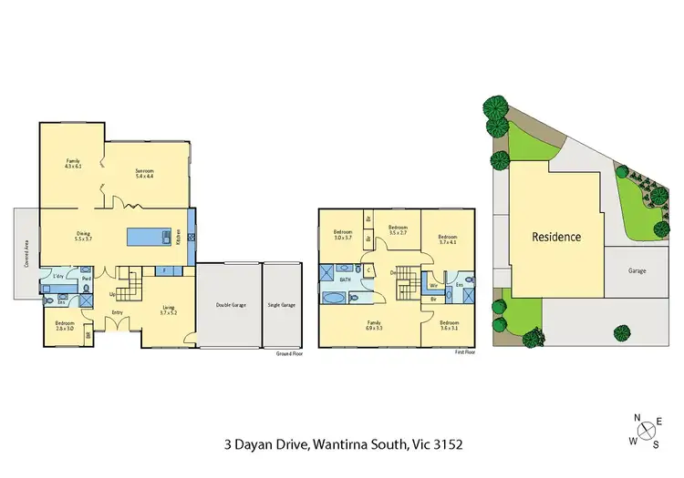 Floorplan of Homely house listing, 3 Dayan Drive, Wantirna South VIC 3152