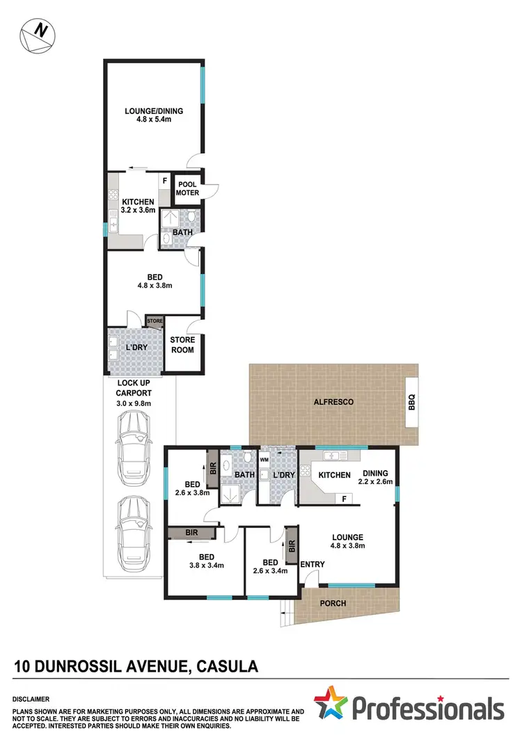 Floorplan of Homely house listing, 10 Dunrossil Avenue, Casula NSW 2170