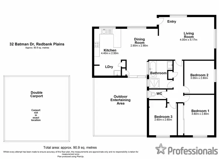 Floorplan of Homely house listing, 32 Batman Drive, Redbank Plains QLD 4301