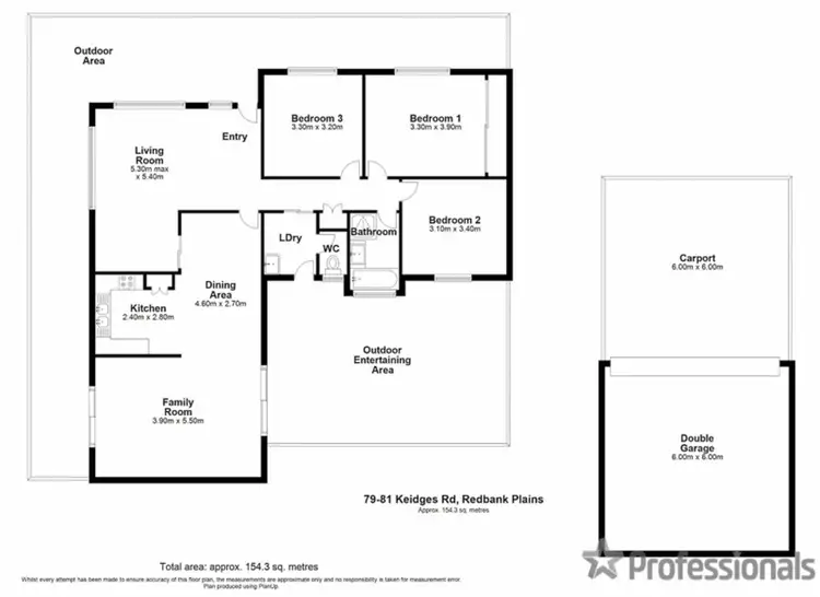 Floorplan of Homely house listing, 79-81 Keidges Road, Redbank Plains QLD 4301