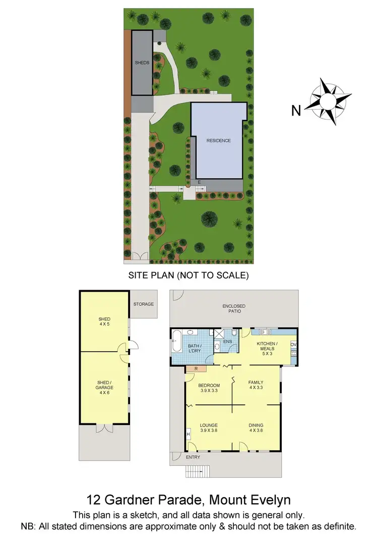 Floorplan of Homely house listing, 12 Gardner Parade, Mount Evelyn VIC 3796