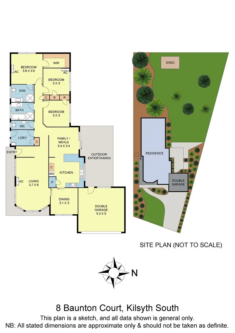Floorplan of Homely house listing, 8 Baunton Court, Kilsyth South VIC 3137