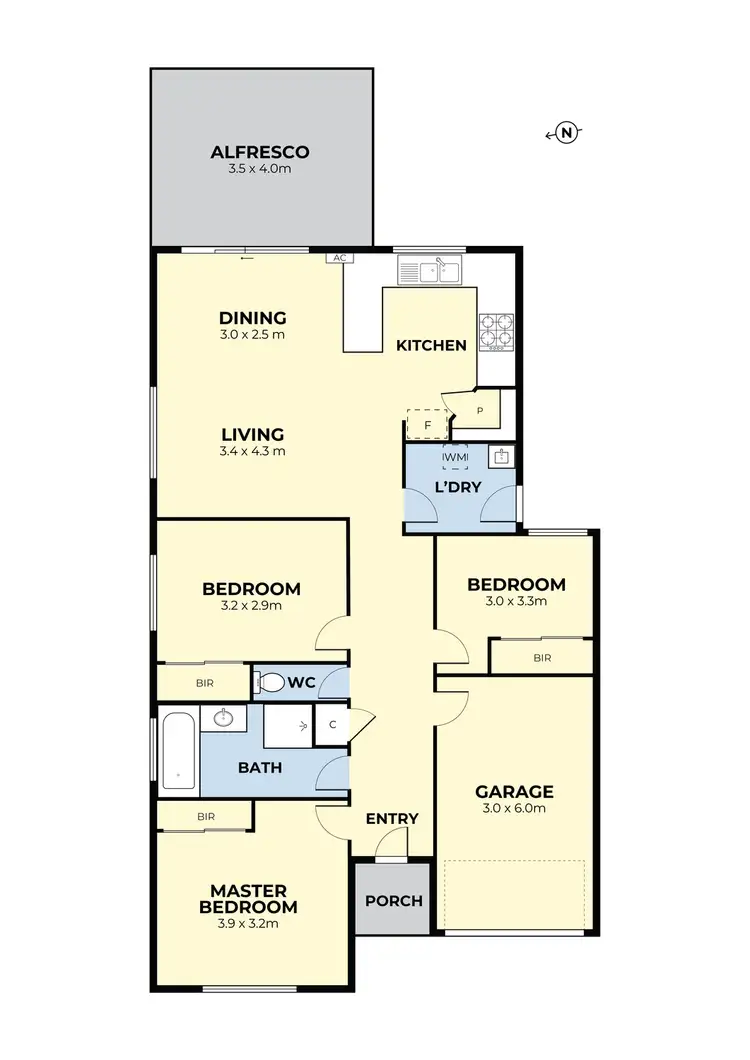 Floorplan of Homely unit listing, 8/21 Patonga Drive, Delahey VIC 3037