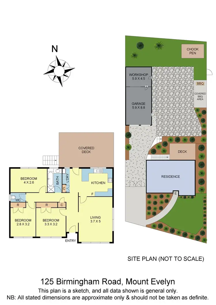 Floorplan of Homely house listing, 125 Birmingham Road, Mount Evelyn VIC 3796