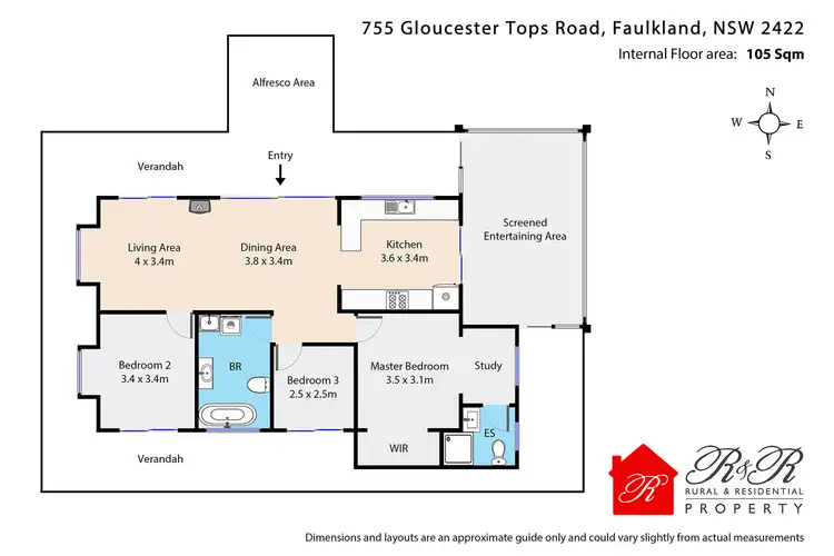 Floorplan of Homely rural property listing, 755 Gloucester Tops Road, Gloucester NSW 2422