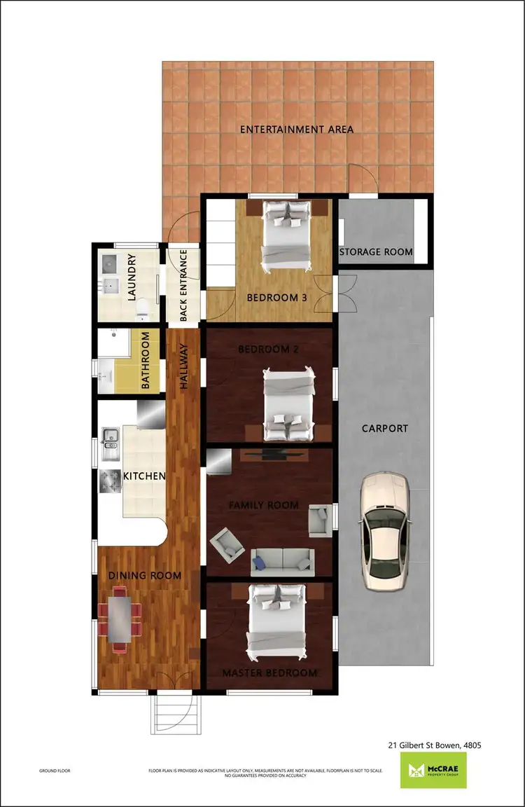 Floorplan of Homely house listing, 21 Gilbert Street, Bowen QLD 4805