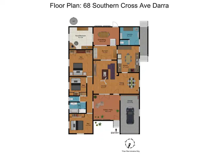 Floorplan of Homely house listing, 68 Southern Cross Avenue, Darra QLD 4076