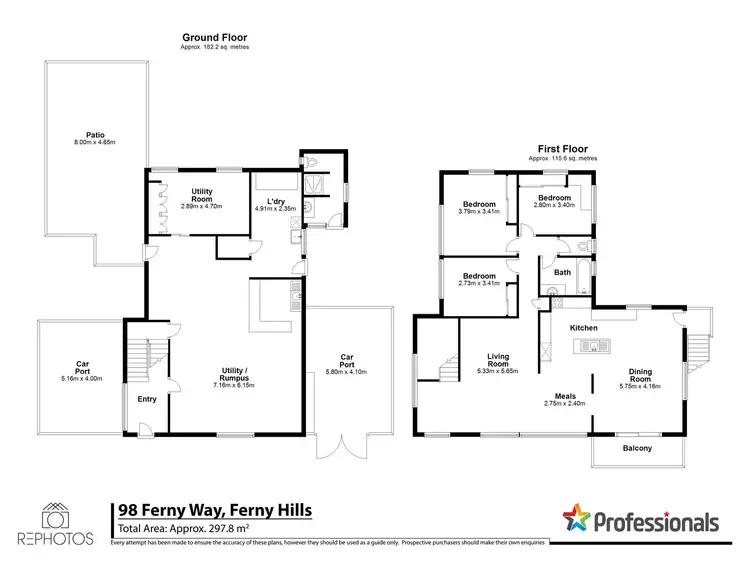 Floorplan of Homely house listing, 98 Ferny Way, Ferny Hills QLD 4055