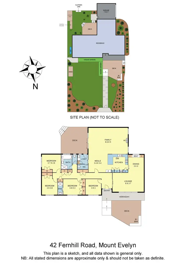 Floorplan of Homely house listing, 42 Fernhill Road, Mount Evelyn VIC 3796