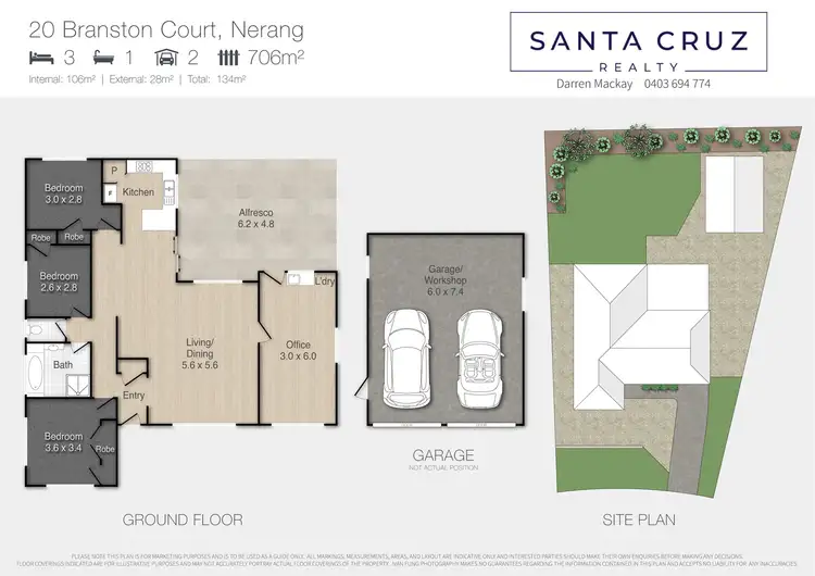 Floorplan of Homely house listing, 20 Branston Court, Nerang QLD 4211
