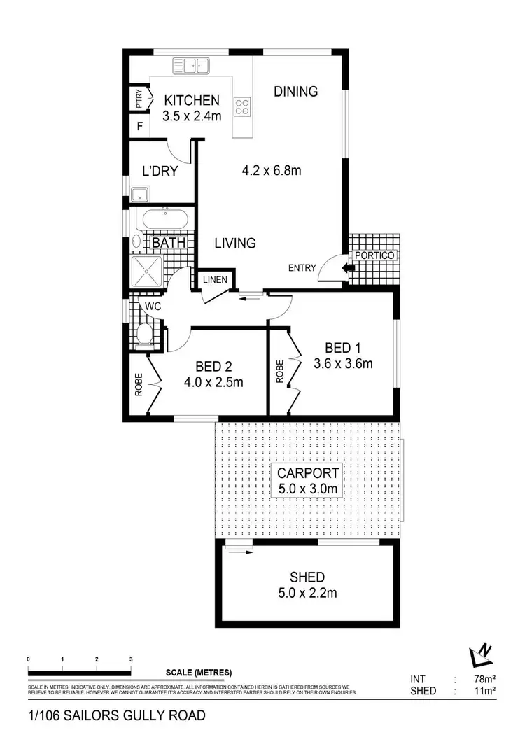 Floorplan of Homely house listing, 1/106 Sailors Gully Road, Sailors Gully VIC 3556