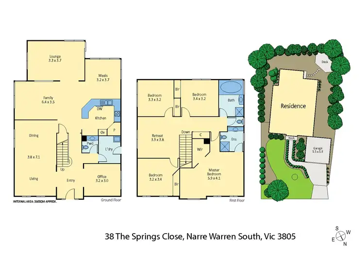 Floorplan of Homely house listing, 38 The Springs Close, Narre Warren South VIC 3805