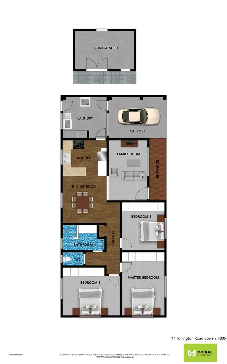 Floorplan of Homely house listing, 17 Tollington Road, Bowen QLD 4805