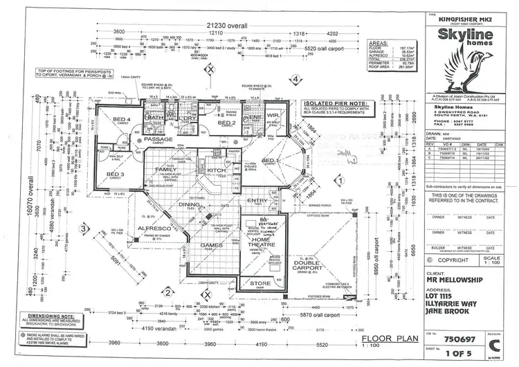 Floorplan of Homely house listing, 6 Illyarrie Way, Jane Brook WA 6056