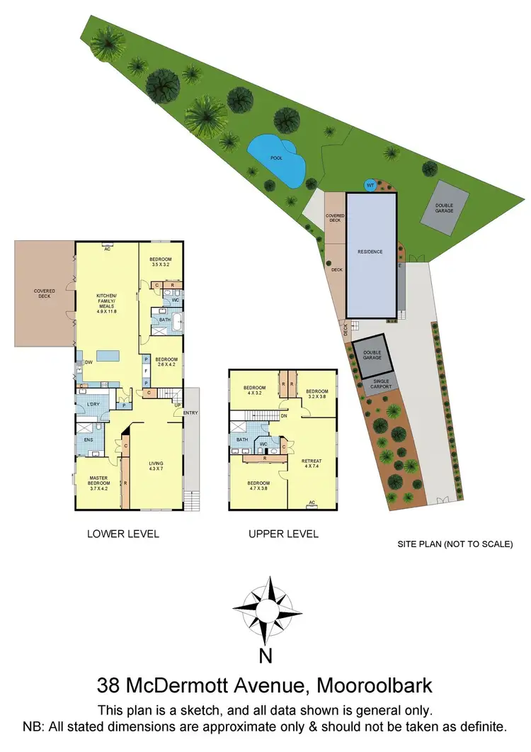 Floorplan of Homely house listing, 38 McDermott Avenue, Mooroolbark VIC 3138